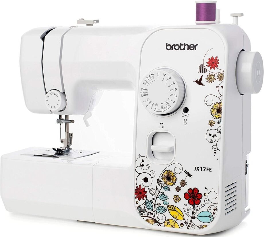 Brother JX17FE (Fantasy Edition) - Macchina da Cucire Elettrica Portatile con 17 Punti di Cucitura, Facile per Principianti, Cucitrice Automatica, per Creativo, Professionale, Braccio Libero
