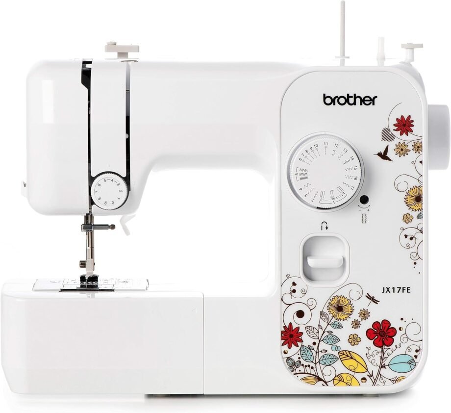 Brother JX17FE (Fantasy Edition) - Macchina da Cucire Elettrica Portatile con 17 Punti di Cucitura, Facile per Principianti, Cucitrice Automatica, per Creativo, Professionale, Braccio Libero
