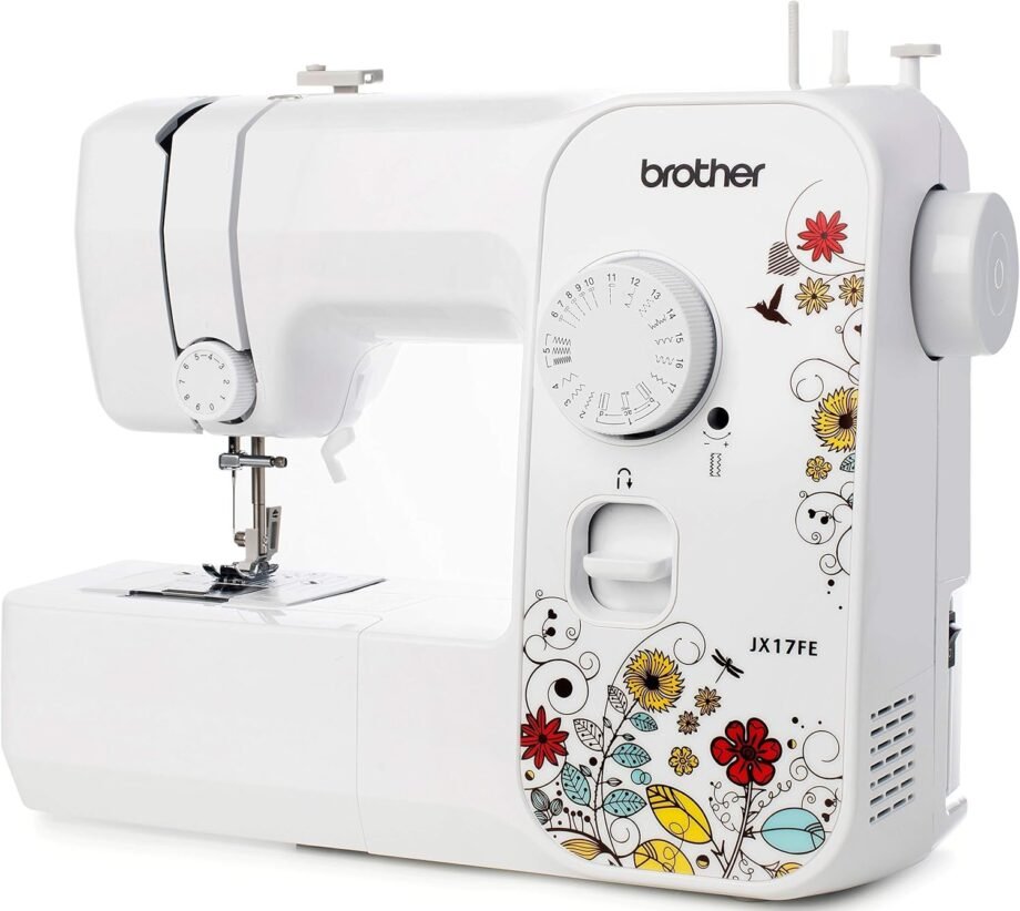 Brother JX17FE (Fantasy Edition) - Macchina da Cucire Elettrica Portatile con 17 Punti di Cucitura, Facile per Principianti, Cucitrice Automatica, per Creativo, Professionale, Braccio Libero