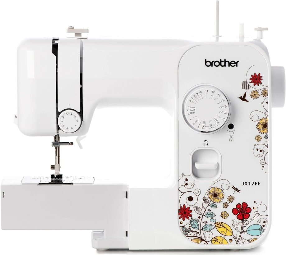 Brother JX17FE (Fantasy Edition) - Macchina da Cucire Elettrica Portatile con 17 Punti di Cucitura, Facile per Principianti, Cucitrice Automatica, per Creativo, Professionale, Braccio Libero